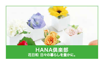 HANA倶楽部 花日和 日々の暮らしを豊かに。